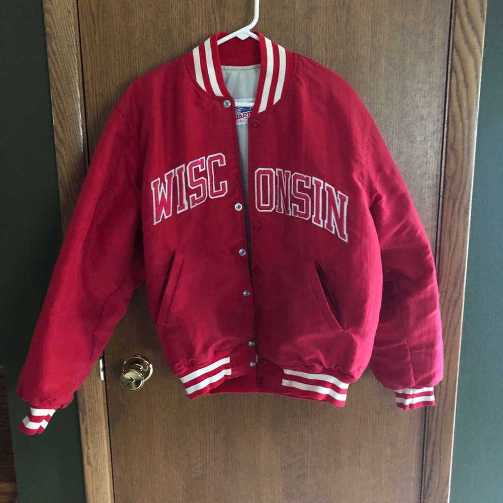 Wisconsin Badgers medium weight starter jacket